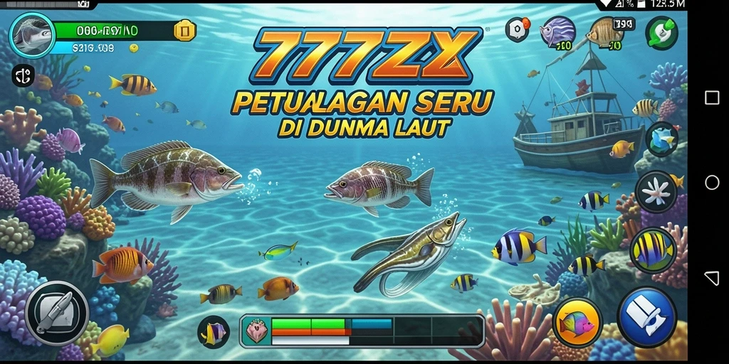 Gameplay seru dalam menangkap berbagai jenis ikan di 777ZX.