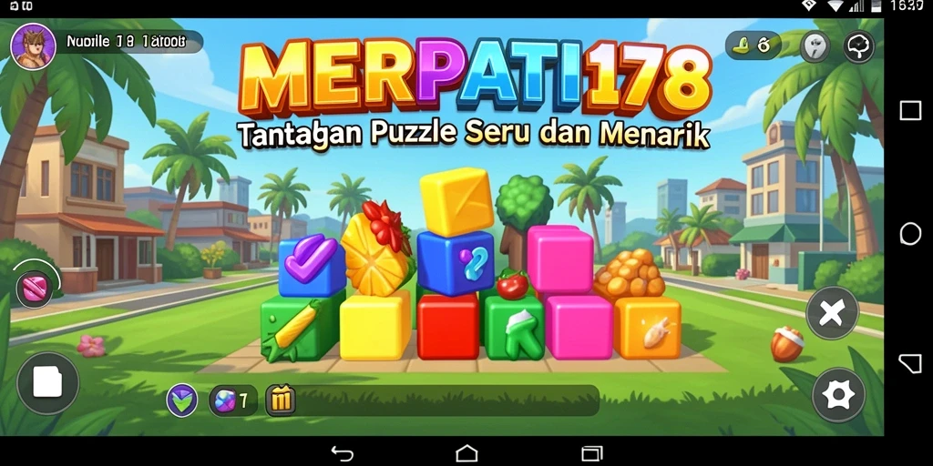 Screenshot gameplay <strong>MERPATI178</strong> menunjukkan tantangan puzzle yang seru dan menarik.