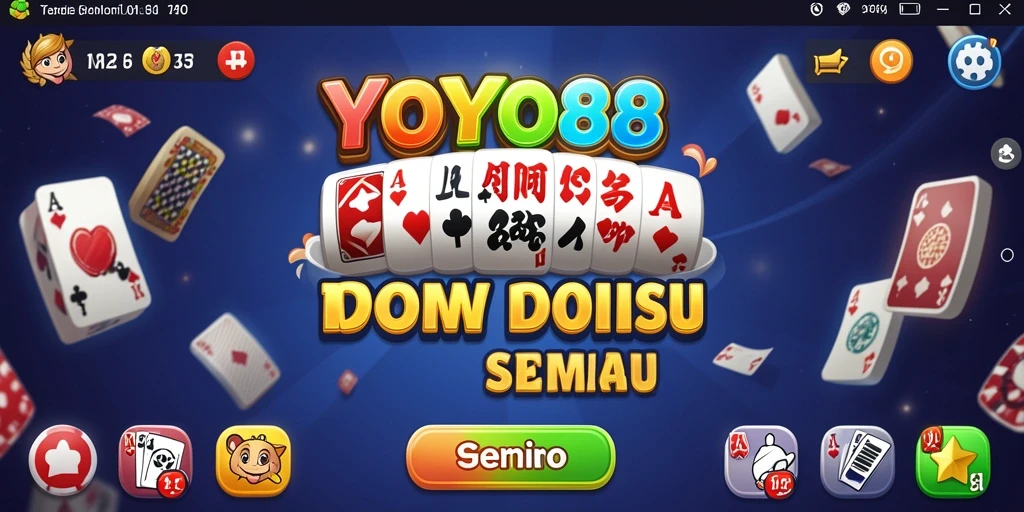 Screenshot gameplay YOYO88 menunjukkan serunya bermain Domino.