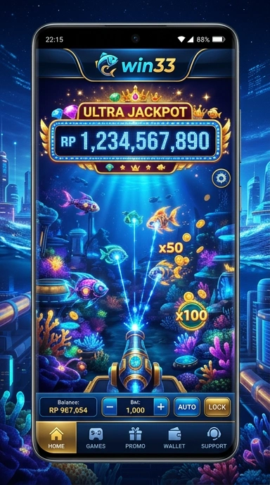 Screenshot mengenai fitur keamanan pada aplikasi win33.